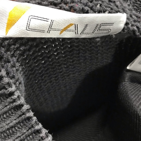 Chaus 80’s Crew Neck Sweater, Gray, Multi Color - Picture 5 of 8